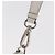 PRADA Borsa Clutch in Pelle Argento Bianca Auth 159445V Bianco - vista 8
