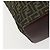 Conjunto de 2 bolsas de mão em lona Zucca FENDI Preto Marrom Auth ar13914 - vista 8