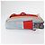 Borsa a Spalla CHANEL Sports Line Nylon Rosso Blu CC Auth am9958 - vista 3