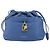 Burberry Borsa a Spalla in Pelle Blu Oro Auth 157793 D'oro - vista 13