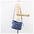 Burberry Borsa a Spalla in Pelle Blu Oro Auth 157793 D'oro - vista 24