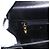 Borsa a mano in pelle Gancini 2 in 1 nera e oro Salvatore Ferragamo Auth ka1065 Nero D'oro - vista 23
