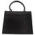 Borsa a mano in pelle Gancini 2 in 1 nera e oro Salvatore Ferragamo Auth ka1065 Nero D'oro - vista 3