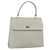 BALLY Bolsa de Mão de Couro Marfim Ouro Auth 157907 Dourado Cru