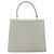 BALLY Bolsa de Mão de Couro Marfim Ouro Auth 157907 Dourado Cru - vista 2