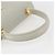 BALLY Bolsa de Mão de Couro Marfim Ouro Auth 157907 Dourado Cru - vista 7