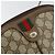 Borsa Sherry Line GG Supreme Web di GUCCI in PVC beige e oro 904 02 047 Auth 158689 D'oro - vista 15