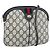 Borsa a Spalla Gucci GG Supreme Sherry Line PVC Blu Navy Oro 904 02 047 Auth BA9137 D'oro