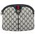 Borsa a Spalla Gucci GG Supreme Sherry Line PVC Blu Navy Oro 904 02 047 Auth BA9137 D'oro - vista 2