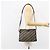 Bolsa de Ombro em Lona Trotter Christian Dior Azul Marinho Dourado Auth 158697 - vista 21