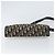Bolsa de Ombro em Lona Trotter Christian Dior Azul Marinho Dourado Auth 158697 - vista 9