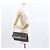 Borsa a spalla in tela a nido d'ape Christian Dior con catena in PVC nero e oro Auth bs32105 - vista 21