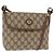 Gucci Borsa a Spalla GG Supreme PVC Beige Oro 007 115 6087 Auth ka1027 D'oro