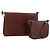 CARTIER Borsa a Spalla Must Line Pelle 2 Set Bordeaux Oro Auth mr1722 D'oro Bordò