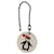 Hermès HERMES Llavero Pingüino de Cuero Blanco Marrón Auth 157049 Castaño  - vista 2