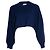 Autre Marque Loulou studio, verkürzter Kaschmirpullover Blau