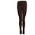 Autre Marque Eterne, Legging com perna canelada em marrom