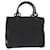 PRADA Borsa a mano in nylon nero argento Auth ka1143
