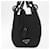 PRADA Borsa a mano in nylon nero argento Auth ka1143 - vista 4