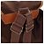 MCM Zaino Vicetos Logogram in nylon marrone e oro Auth 158482 D'oro - vista 10