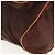 MCM Zaino Vicetos Logogram in nylon marrone e oro Auth 158482 D'oro - vista 13