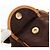 MCM Zaino Vicetos Logogram in nylon marrone e oro Auth 158482 D'oro - vista 18