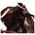 MCM Zaino Vicetos Logogram in nylon marrone e oro Auth 158482 D'oro - vista 25