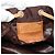 MCM Zaino Vicetos Logogram in nylon marrone e oro Auth 158482 D'oro - vista 26