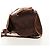 MCM Zaino Vicetos Logogram in nylon marrone e oro Auth 158482 D'oro - vista 4