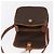 Céline Bolsa de Ombro em Lona Macadam CELINE em Couro PVC Marrom Dourado Auth BA9074 - vista 18
