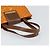 Bulgari Borsa Tote BVLGARI in nylon e pelle arancione dorato Auth bs32037 D'oro - vista 7