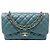 Borsa Chanel Jumbo Timeless/ Classica a doppio flap in pelle caviar trapuntata verde Verde scuro