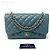 Borsa Chanel Jumbo Timeless/ Classica a doppio flap in pelle caviar trapuntata verde Verde scuro - vista 2