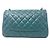 Borsa Chanel Jumbo Timeless/ Classica a doppio flap in pelle caviar trapuntata verde Verde scuro - vista 3
