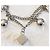 Bracciale vintage DOLCE & GABBANA catena doppia dadi e sfere Argento - vista 11