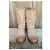 Botas Véronica Short de cuero beige Frye - vista 4
