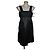Vera Wang Mini Kleid Schwarz mit Oberteil