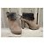 Botines Max Mara Beige de Ante - vista 4