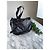 Borsa a tracolla Chanel nera in tessuto Nero - vista 3