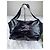 Borsa a tracolla Chanel nera in tessuto Nero - vista 5