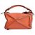 Loewe Mittlere Puzzle-Tasche in Lachsfarbe Orange