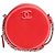 Chanel Borsa rotonda a tracolla in pelle di agnello rossa 2019 Rosso