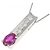 Autre Marque Collana in platino con diamanti e rubini 0,56CT Argento - vista 3