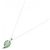 Autre Marque Collar de granate verde hoja en Au750 - vista 2