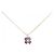 Autre Marque Collier Améthyste et Diamant Au750 Violet