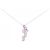 Autre Marque Collana in Diamanti e Zaffiro K14WG K10WG Blu