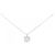 Autre Marque Collana in Au750 e Diamanti Argento
