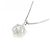 Autre Marque Platin-Diamant-Halskette Silber - Ansicht 4