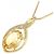 Autre Marque Collana in Citrino e Diamanti Au750 D'oro - vista 3