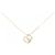 Autre Marque Collana con diamante a forma di cuore Au750 D'oro